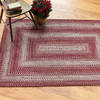Homespice Ultra Durable Braided Rug Red Oval 30 X 50 Area Rug 302304 816-129480 Thumb 1