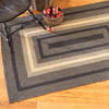 Homespice Ultra Wool Braided Rug Black 80 X 100 Area Rug 716170 816-129492 Thumb 1