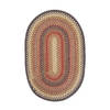 Homespice Wool Braided Rug Brown Oval 20 X 30 Area Rug 801180 816-129509 Thumb 0