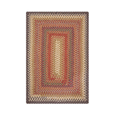 Homespice Wool Braided Rug Brown 60 X 90 Area Rug 815187 816-129522 Image 0