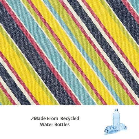 Homespice Camden Stripe Ultra Wool Woven Rug Yellow Runner 110 X 80 Area Rug 759016 816-129531 Image 1