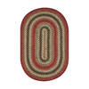 Homespice Jute Braided Rug Red Oval 18 X 26 Area Rug 501714 816-129532 Thumb 0