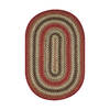 Homespice Jute Braided Rug Red Oval 50 X 80 Area Rug 504715 816-129535 Thumb 0