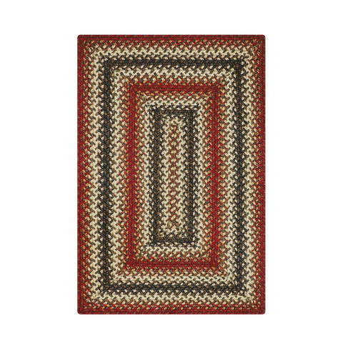 Homespice Jute Braided Rug Red 23 X 39 Area Rug 512710 816-129540 Image 0