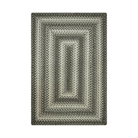 Homespice Ultra Wool Braided Rug Grey 60 X 90 Area Rug 715159 816-129554 Image 0