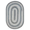 Homespice Ultra Durable Braided Rug Grey Oval 40 X 60 Area Rug 303639 816-129582 Thumb 0