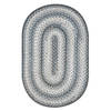 Homespice Ultra Durable Braided Rug Grey Oval 40 X 60 Area Rug 303639 816-129582 Thumb 0