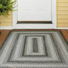 Homespice Ultra Durable Braided Rug Grey 20 X 30 Area Rug 311634 816-129589 Thumb 1