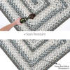 Homespice Ultra Durable Braided Rug Grey 50 X 80 Area Rug 314635 816-129592 Thumb 3