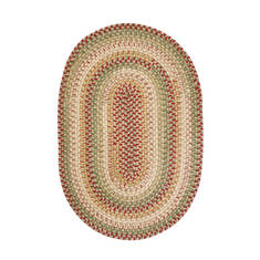 Homespice Wool Braided Rug Red Runner 2'6" X 9'0" Area Rug 808158 816-129607