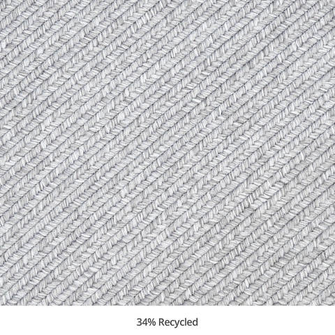 Homespice Horizon Ultra Durable Braided Rug Grey 18 X 26 Area Rug 322807 816-129636 Image 2