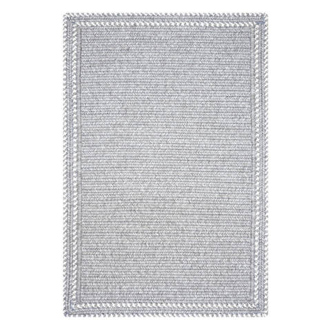 Homespice Horizon Ultra Durable Braided Rug Grey 18 X 26 Area Rug 322807 816-129636 Image 0