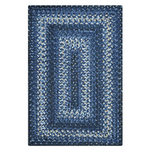 Homespice Ultra Durable Braided Rug Blue 23 X 39 Area Rug 310651 816-129664 Image 0