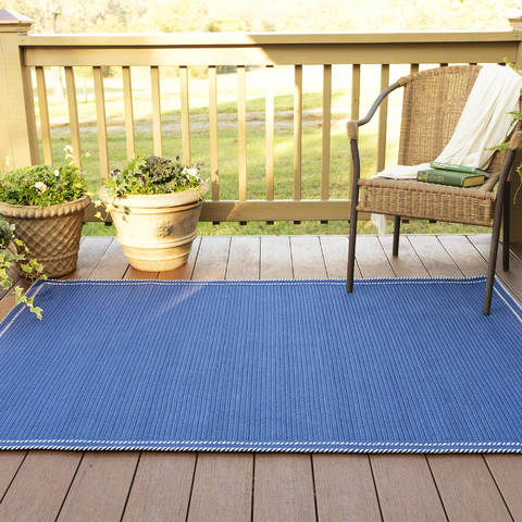 Homespice Horizon Ultra Durable Braided Rug Blue 23 X 39 Area Rug 310798 816-129682 Image 1