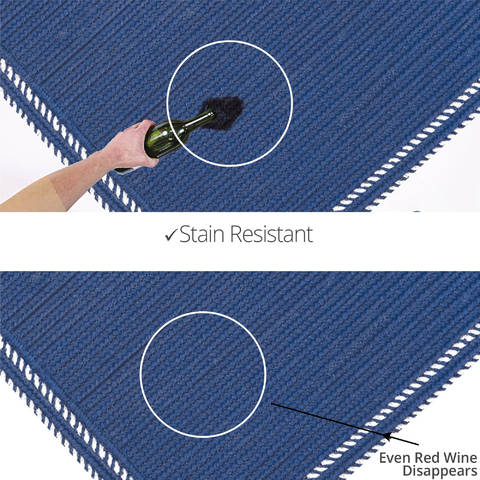 Homespice Horizon Ultra Durable Braided Rug Blue 23 X 39 Area Rug 310798 816-129682 Image 3