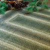 Homespice Jute Braided Rug Green Oval 40 X 60 Area Rug 503749 816-129688 Thumb 1