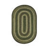 Homespice Jute Braided Rug Green Oval 40 X 60 Area Rug 503749 816-129688 Thumb 0