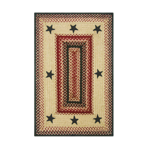 Homespice Jute Braided Rug Red 18 X 26 Area Rug 511775 816-129700 Image 0