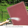 Homespice Horizon Ultra Durable Braided Rug Red 18 X 26 Area Rug 322845 816-129724 Thumb 4