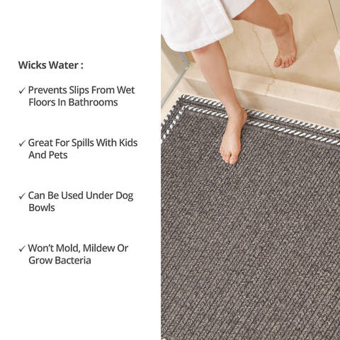 Homespice Horizon Ultra Durable Braided Rug Grey 50 X 80 Area Rug 314833 816-129739 Image 5