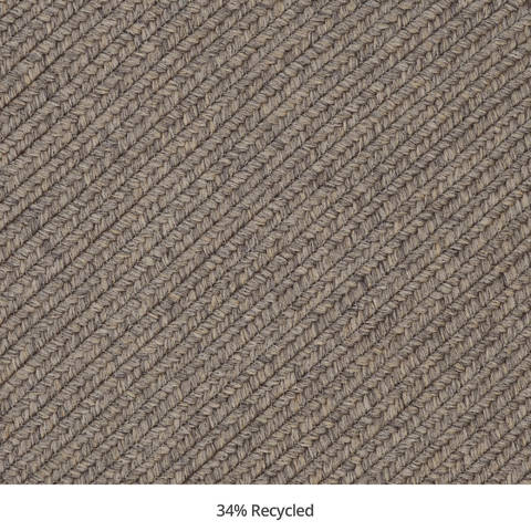 Homespice Horizon Ultra Durable Braided Rug Brown 40 X 60 Area Rug 313812 816-129746 Image 2