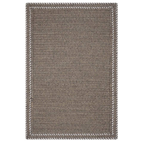 Homespice Horizon Ultra Durable Braided Rug Brown 40 X 60 Area Rug 313812 816-129746 Image 0