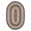 Homespice Ultra Durable Braided Rug Brown Oval 23 X 39 Area Rug 300621 816-129773 Thumb 0