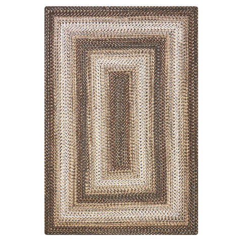 Homespice Ultra Durable Braided Rug Brown 50 X 80 Area Rug 314628 816-129786 Image 0