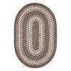 Homespice Ultra Durable Braided Rug Brown Oval 18 X 26 Area Rug 321626 816-129791 Thumb 0