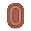 Homespice Jute Braided Rug Red Oval 50 X 80 Area Rug 504739 816-129796 Thumb 0