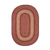 Homespice Jute Braided Rug Red Oval 80 X 100 Area Rug 506733 816-129798 Thumb 0