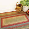 Homespice Jute Braided Rug Multicolor Oval 18 X 26 Area Rug 501141 816-129821 Thumb 1