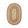 Homespice Jute Braided Rug Multicolor Oval 18 X 26 Area Rug 501141 816-129821 Thumb 0