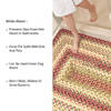 Homespice Ultra Durable Braided Rug Yellow Oval 30 X 50 Area Rug 302151 816-129865 Thumb 5