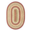 Homespice Ultra Durable Braided Rug Yellow Oval 30 X 50 Area Rug 302151 816-129865 Thumb 0