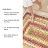 Homespice Ultra Durable Braided Rug Red 23 X 39 Area Rug 310156 816-129872 Thumb 5