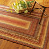 Homespice Cotton Braided Rug Brown Oval 23 X 39 Area Rug 400246 816-129883 Thumb 1
