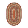 Homespice Cotton Braided Rug Brown Oval 23 X 39 Area Rug 400246 816-129883 Thumb 0