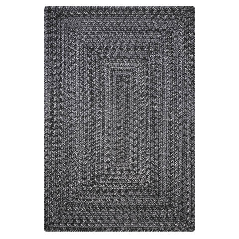 Homespice Ultra Durable Braided Rug Black 60 X 90 Area Rug 315571 816-129917 Image 0