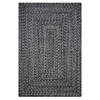Homespice Ultra Durable Braided Rug Black 60 X 90 Area Rug 315571 816-129917 Thumb 0