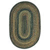 Homespice Ultra Durable Braided Rug Black Oval 23 X 39 Area Rug 300027 816-129923 Thumb 0