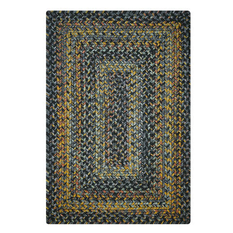 Homespice Ultra Durable Braided Rug Black 50 X 80 Area Rug 314024 816-129936 Image 0