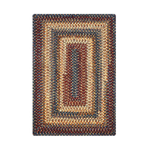 Homespice Wool Braided Rug Red 40 X 60 Area Rug 813121 816-129995 Image 0