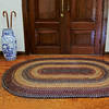 Homespice Wool Braided Rug Red 40 X 60 Area Rug 813121 816-129995 Thumb 1