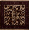 Semnan Beige Square Hand Knotted 40 X 40  Area Rug 251-13008 Thumb 0