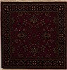 Sarouk Red Square Hand Knotted 311 X 40  Area Rug 251-13009 Thumb 0