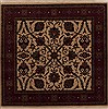 Semnan Beige Square Hand Knotted 311 X 40  Area Rug 251-13011 Thumb 0