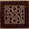 Semnan Beige Square Hand Knotted 311 X 40  Area Rug 251-13011 Thumb 0