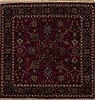 Semnan Red Square Hand Knotted 311 X 41  Area Rug 251-13013 Thumb 0