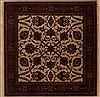 Semnan Beige Square Hand Knotted 40 X 40  Area Rug 251-13017 Thumb 0